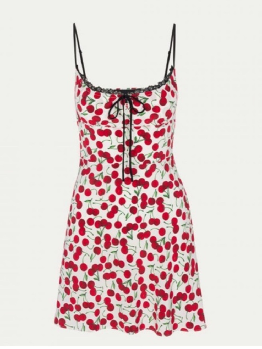 Never worn Realisation 100% Silk Cherry Dress